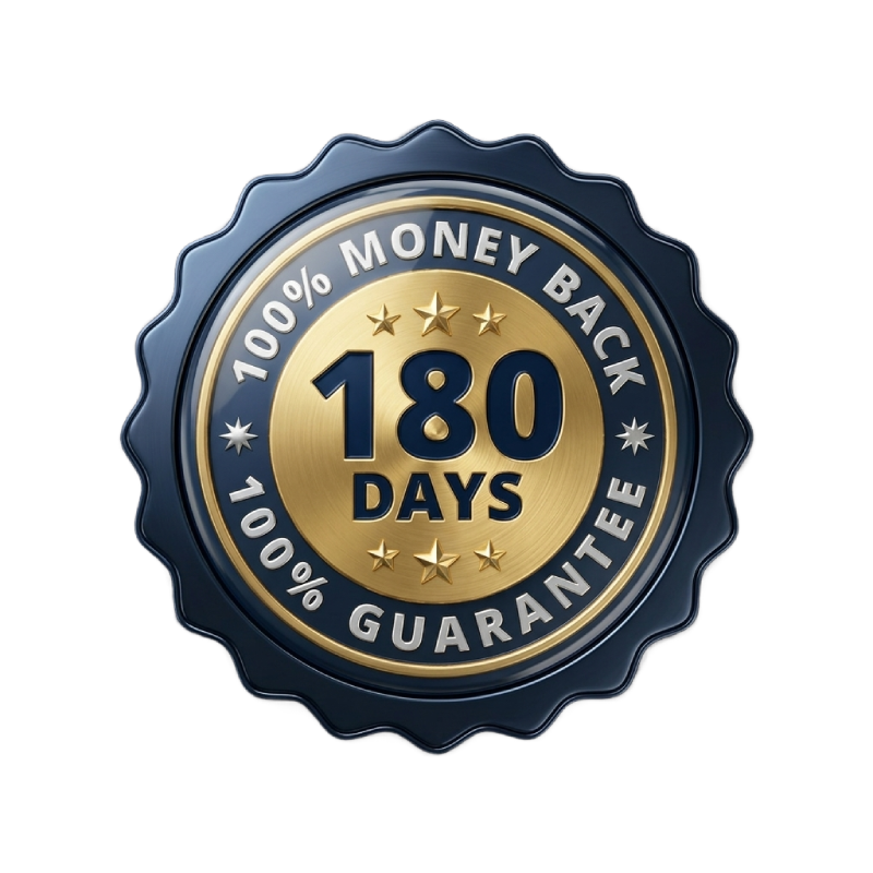 180-day money back guarantee for ProstaVive